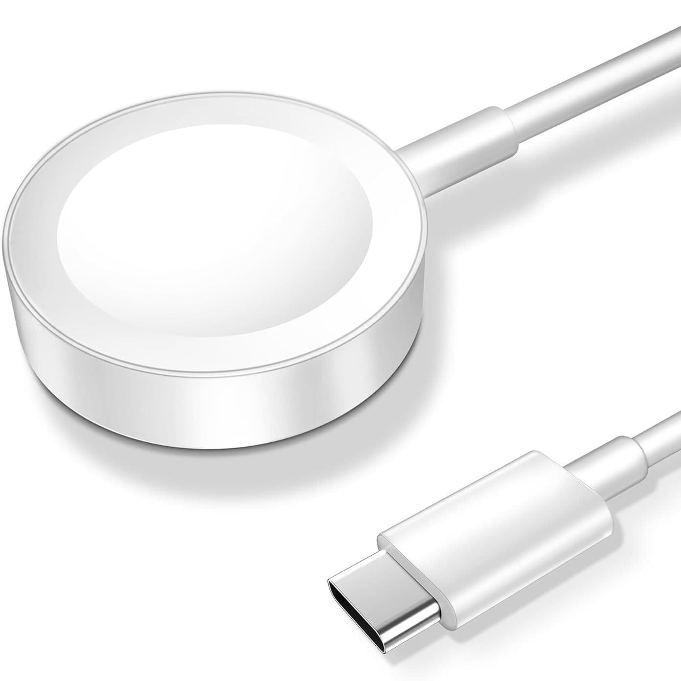 Suitable for Apple watch charger magnetic watch charger braided cable original watch wireless fast charging