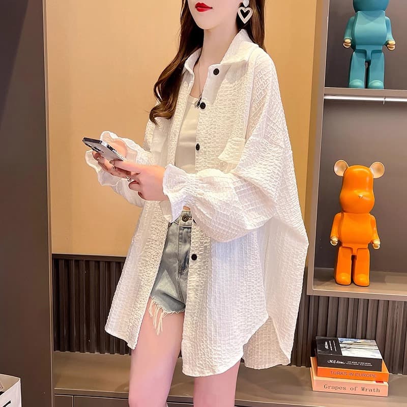 Korean-style Women's Summer New Thin Cardigan Sun Protection Jacket Trendy