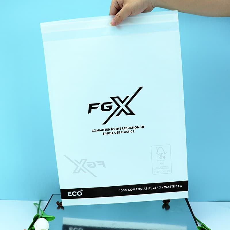 FSC Certified Plastic-Free Glassine Paper Bags with Water-Based Ink Eco-Friendly Degradable Paper Bags