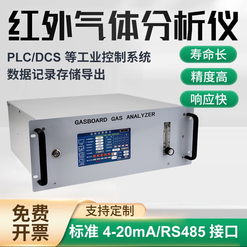 Oxygen Content Carbon Dioxide CO Natural Gas Detection Alarm Device Online Infrared Gas Analyzer Instrument