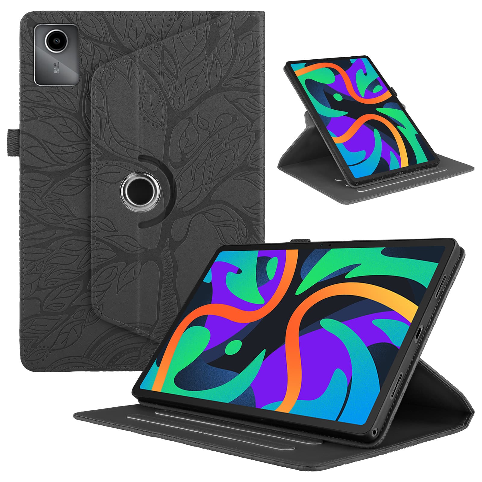 Compatible with Lenovo Xiaoxin Pad 11-inch 2024 Tablet Leather Case, Protective Cover for Idea Tab 11 2025