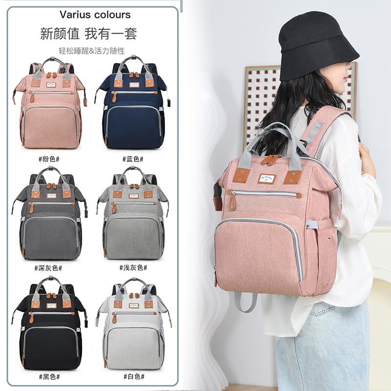 Crossbody Mom Bag, Large Capacity, New Outdoor Portable Baby Bag, Insulated Multi-functional Mom Double Shoulder Storage Bag
