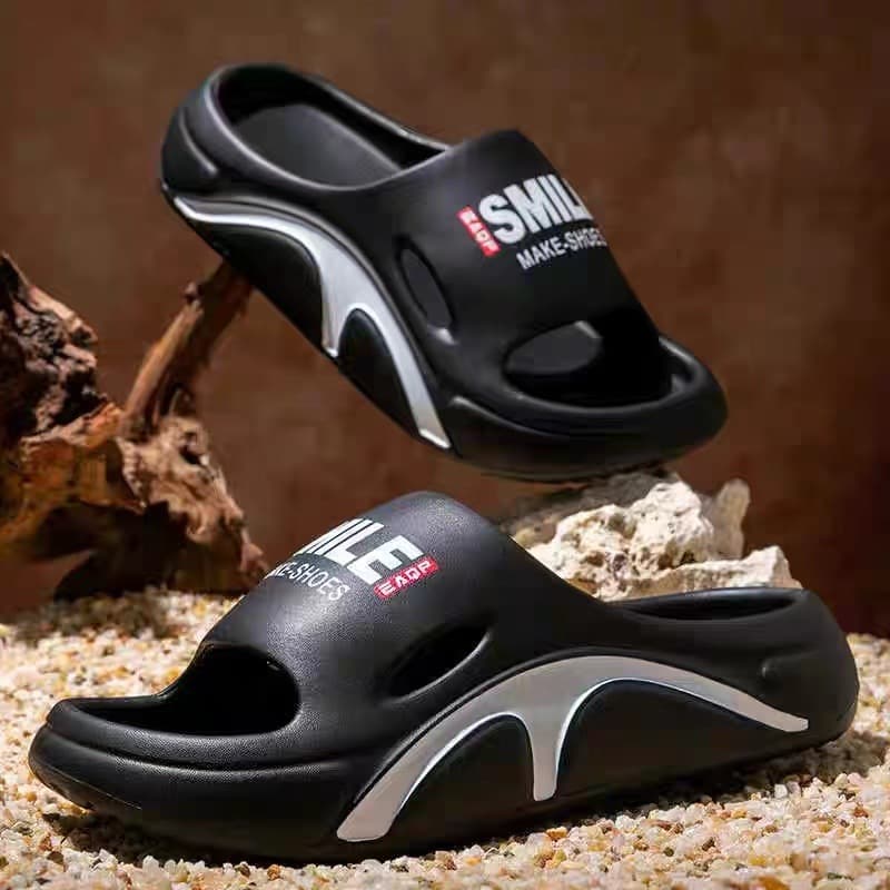 Cross-border Men's Slippers 2025 New Winter Flip-Flops Outdoor Men's Trendy Sports Beach Sandals Wholesale