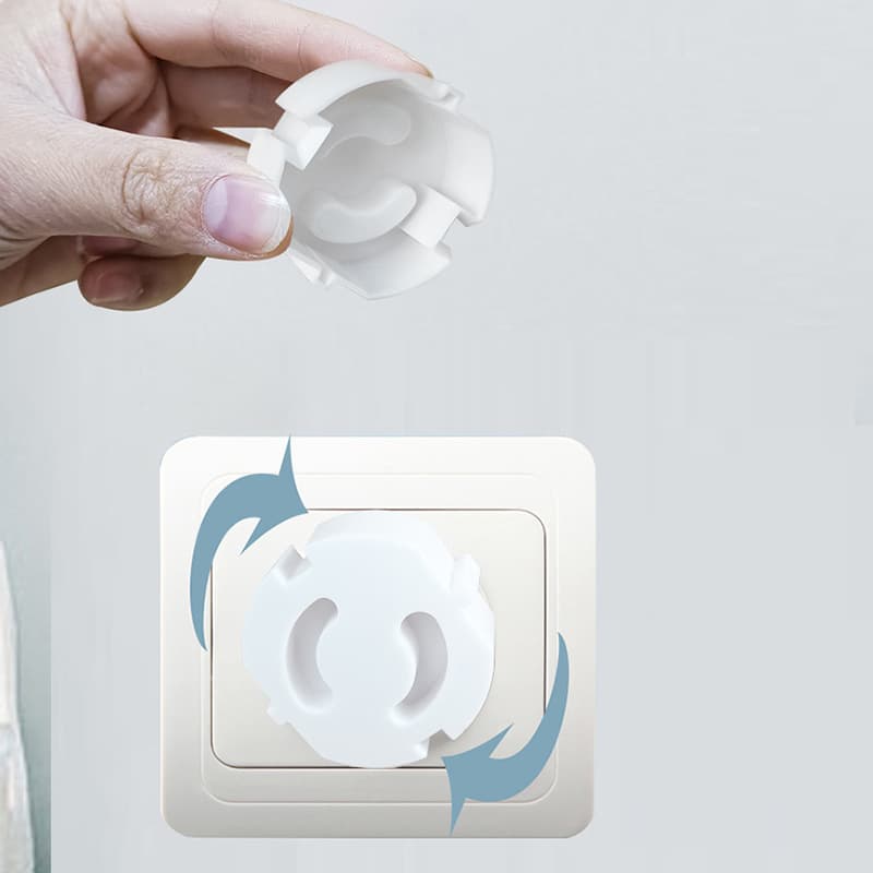 European Safety Socket Cover, EU Standard Anti-Electric Shock Power Outlet Protector, EU Infant Socket Safety Guard