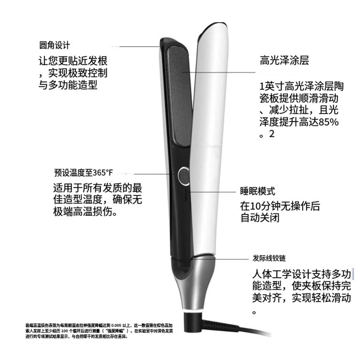 Cross-border Diamond Light EU Standard Hair Straightener Curling Iron Styling Tool Multifunctional Large Wave Hair Straightener