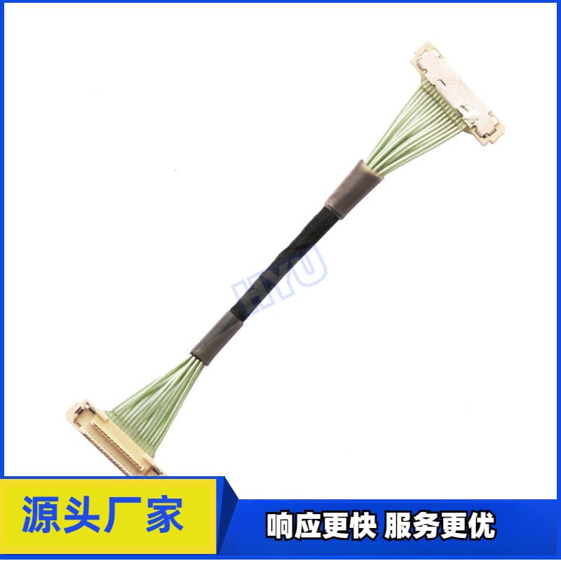 Custom Hirose LVDS Cable DF36-40P/15P-0.4SD LCD Cable Ultra-Fine Coaxial Cable