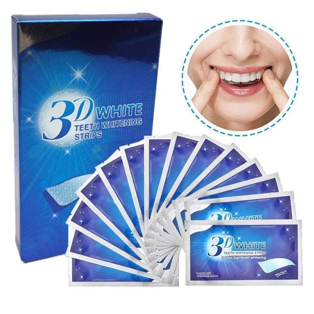 In Stock Whitening Teeth Strips Cross-border Teeth Strips 3D WHITE Teeth Whitening Strips New 3D Teeth Strips