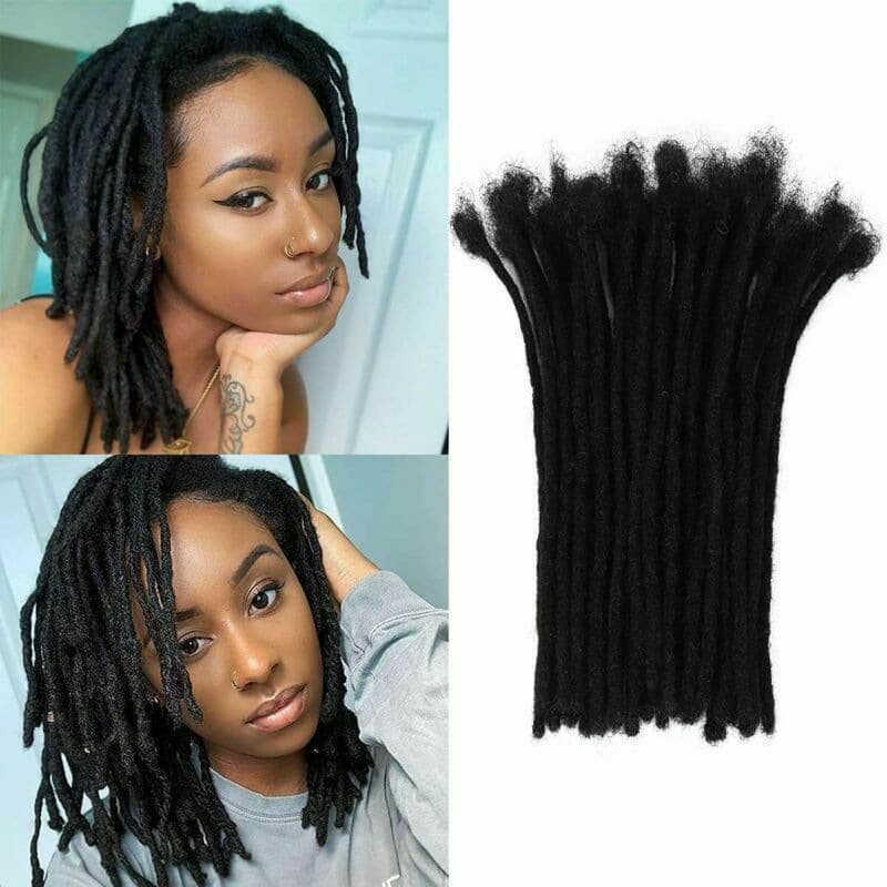 African Hand Braided Dreadlocks Human Hair Reggae Hair Wig Stock Wholesale Dreadlocs Human Hair