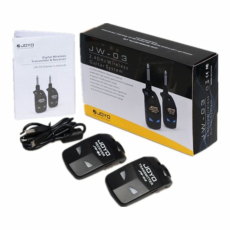 JOYO JW-03 Guitar Wireless Audio Transmitter Receiver Instrument Audio Transmission Receiver Transmitter