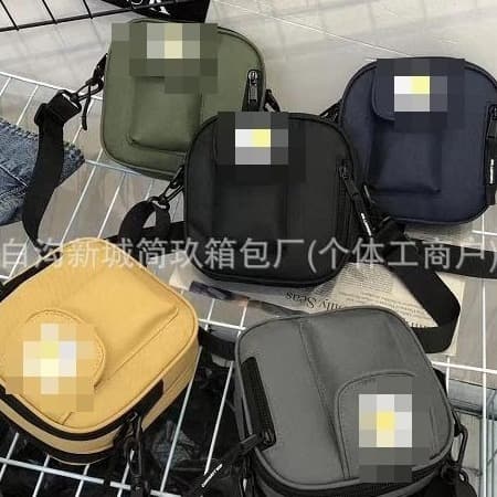 Trendy brand Carter crossbody bag for men and women, casual shoulder bag for couples, personalized hip-hop small shoulder bag, mobile phone coin purse, ha