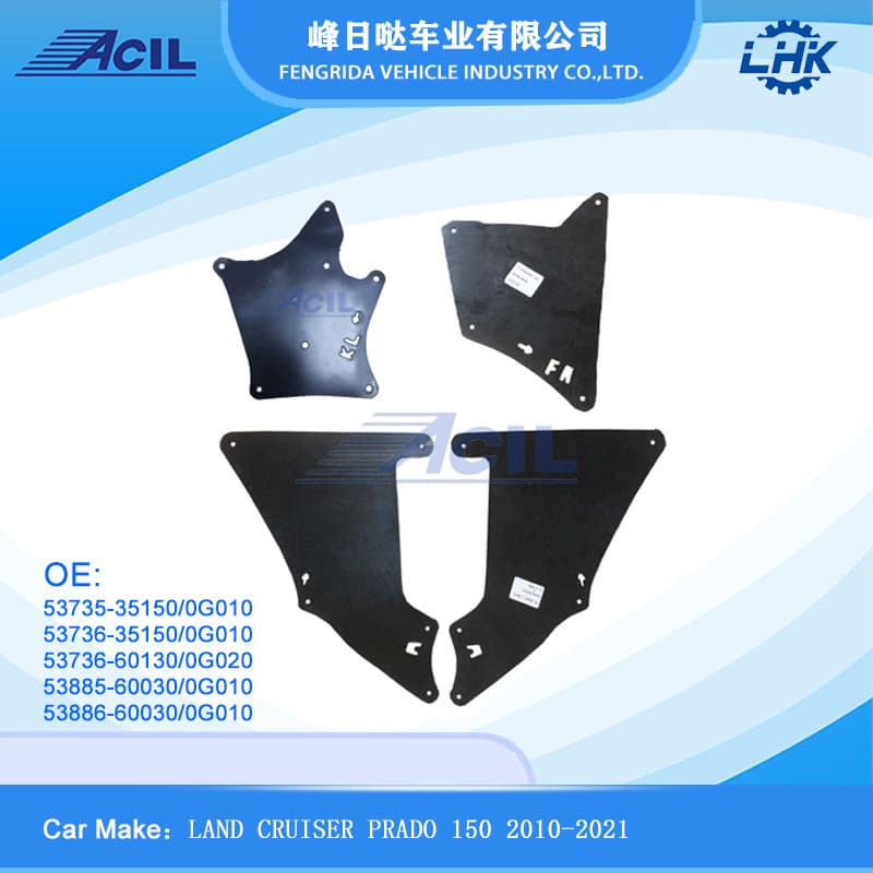 Factory Direct Supply Fender Liner Mudguard Suitable for Prado Landcruiser 150 53735-35150