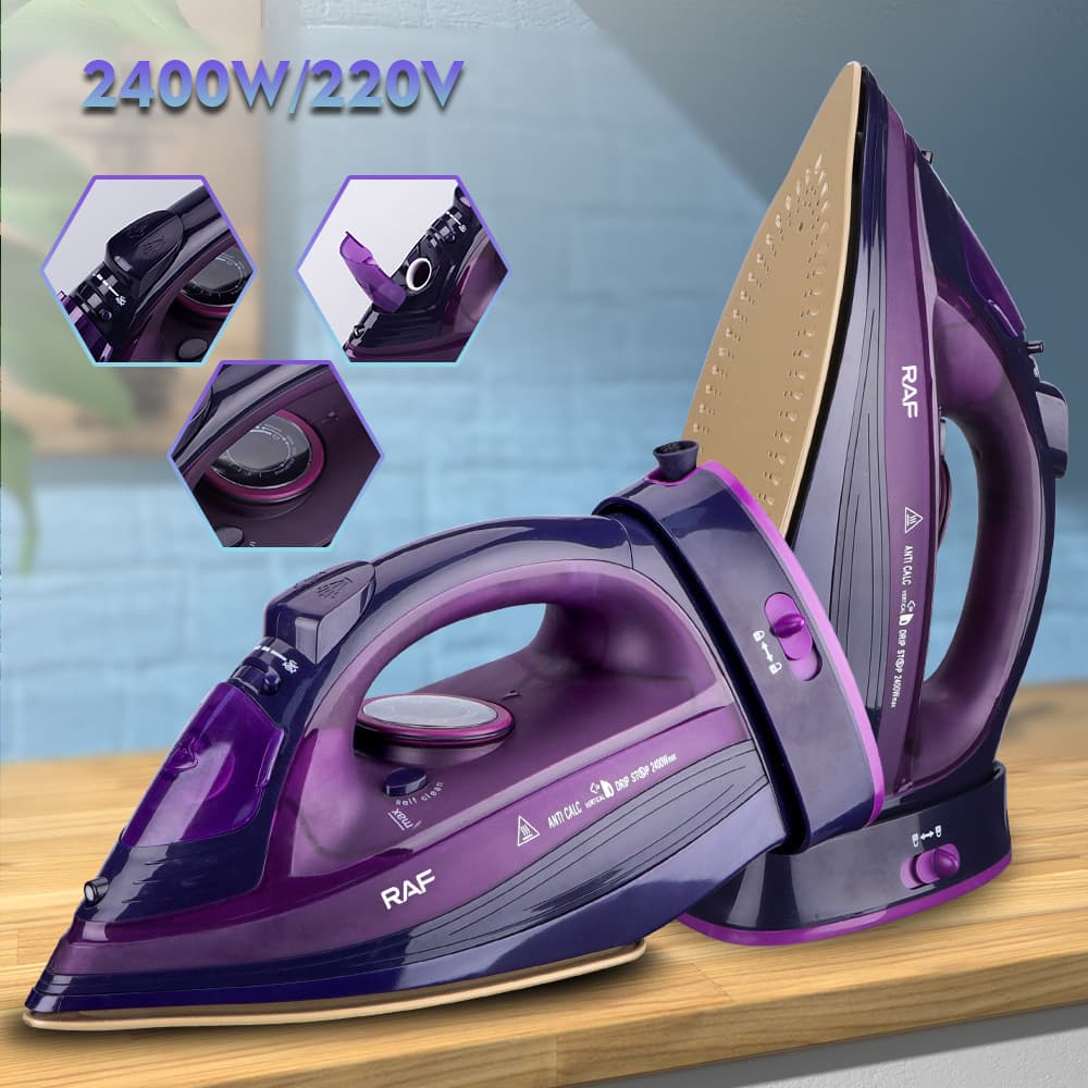 2400W High-Power Cordless Electric Iron, European Standard 220V Steam Electric Iron, Irons Clothes, Household Appliances