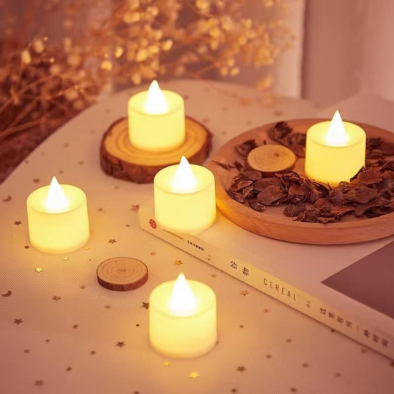 LED Electronic Candle Light Romantic Birthday Confession Proposal Creative Surprise Valentine's Day Prop Decoration