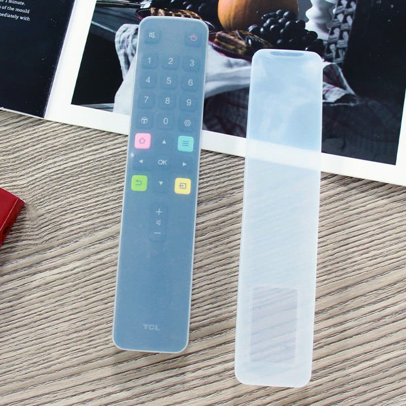 Household TCL TV Remote Silicone Protective Cover, Waterproof and Dustproof Transparent Silicone Case
