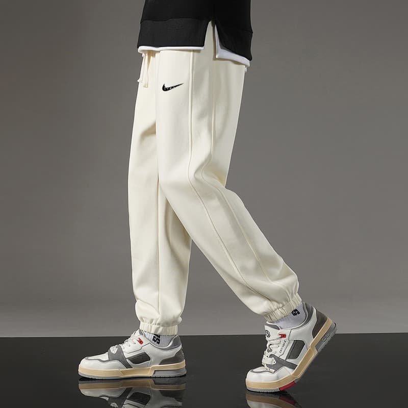 Men's 2025 Spring/Autumn New Casual Pants, Loose Fit, Ankle-Length, Couple Sports Student Joggers with Elastic Cuffs