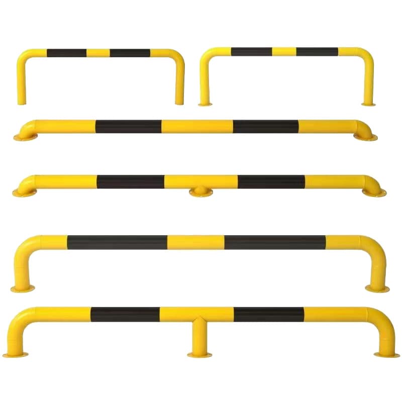 Customized parking lot road barriers, vehicle stoppers, anti-collision guardrails, space positioners from manufacturers with bulk discounts