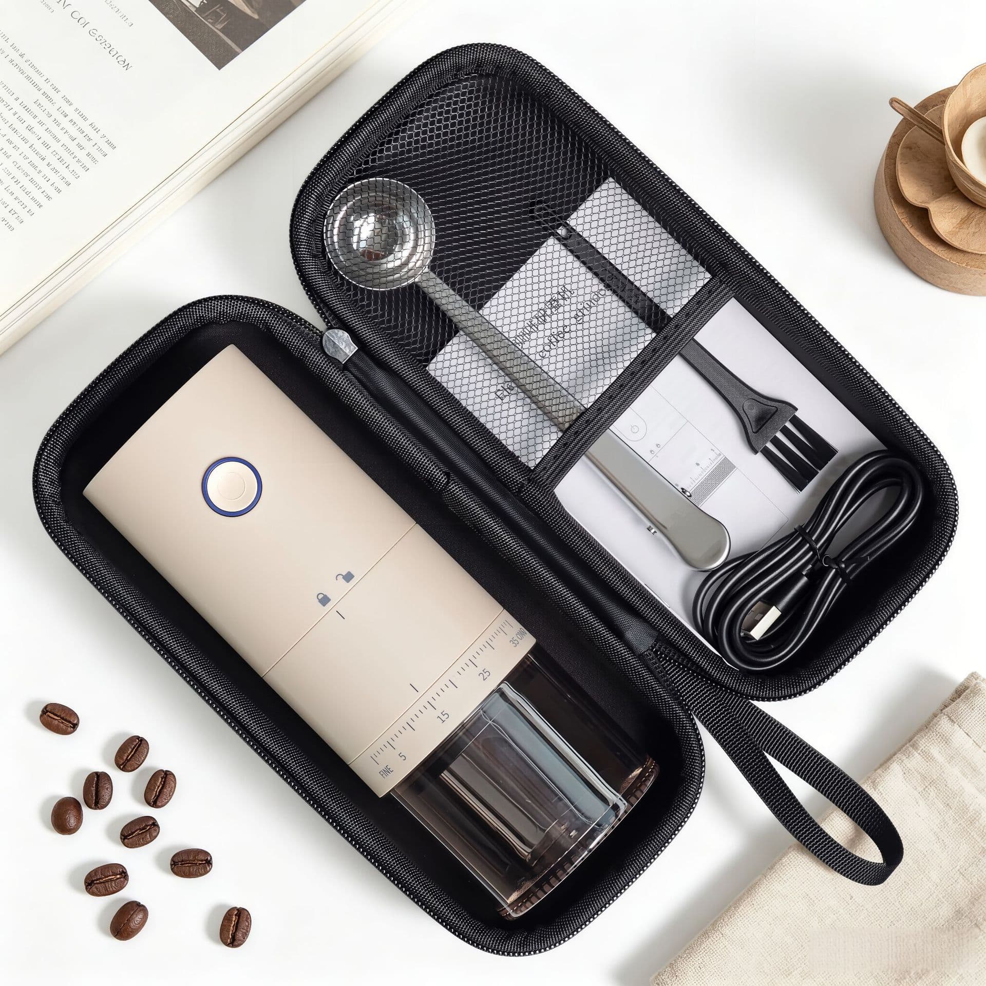 Coffee Grinder Electric Bean Grinder Powder Grinder Coffee Bean Grinder Automatic Powder Grinder Coffee Grinding Machine