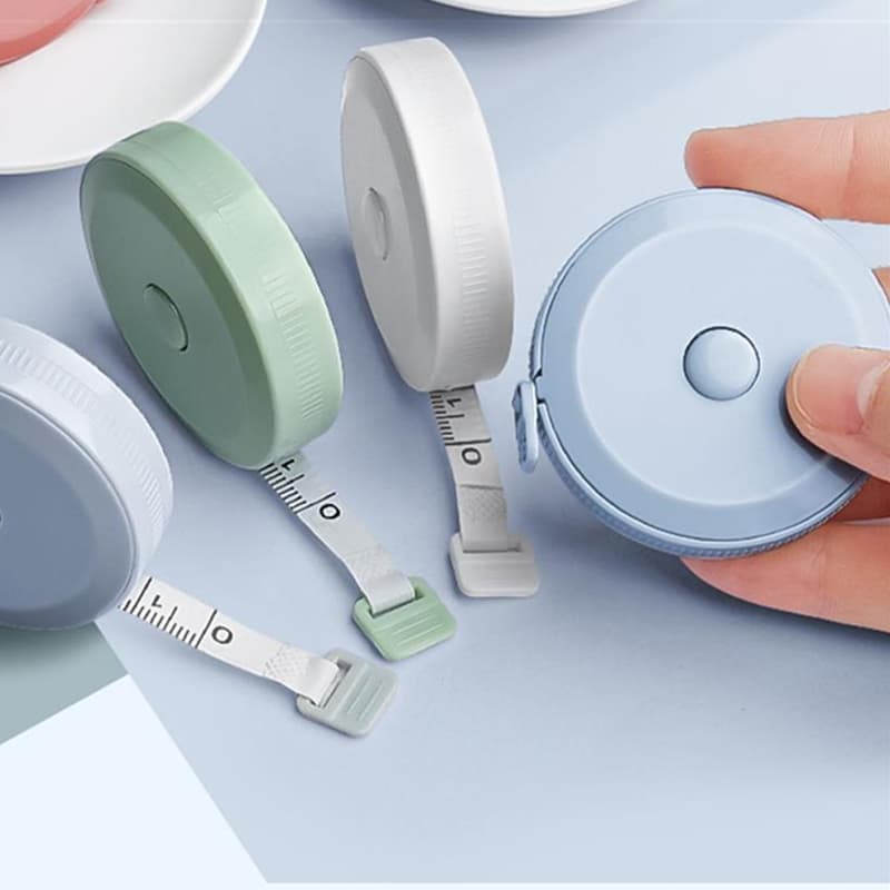 Mini Tape Measure, Soft Ruler, Multifunctional 2m Cute Body Measuring Tape for Waist, Chest, and Clothing