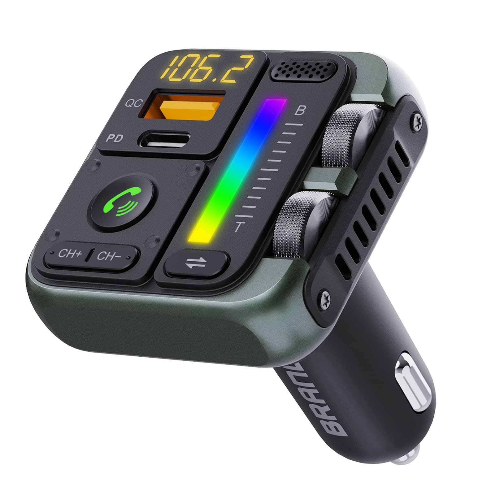 MT04 Car MP3 Player USB Lossless HIFI Bass and Treble Equalizer Music Car Bluetooth FM Transmitter