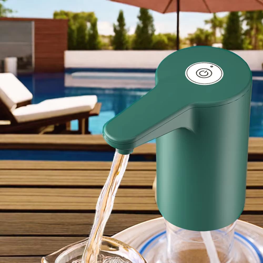 Electric Barrel Water Pump Dispenser, Large Bucket Self-Priming for Mineral/Pure Water, Automatic Water Feeder