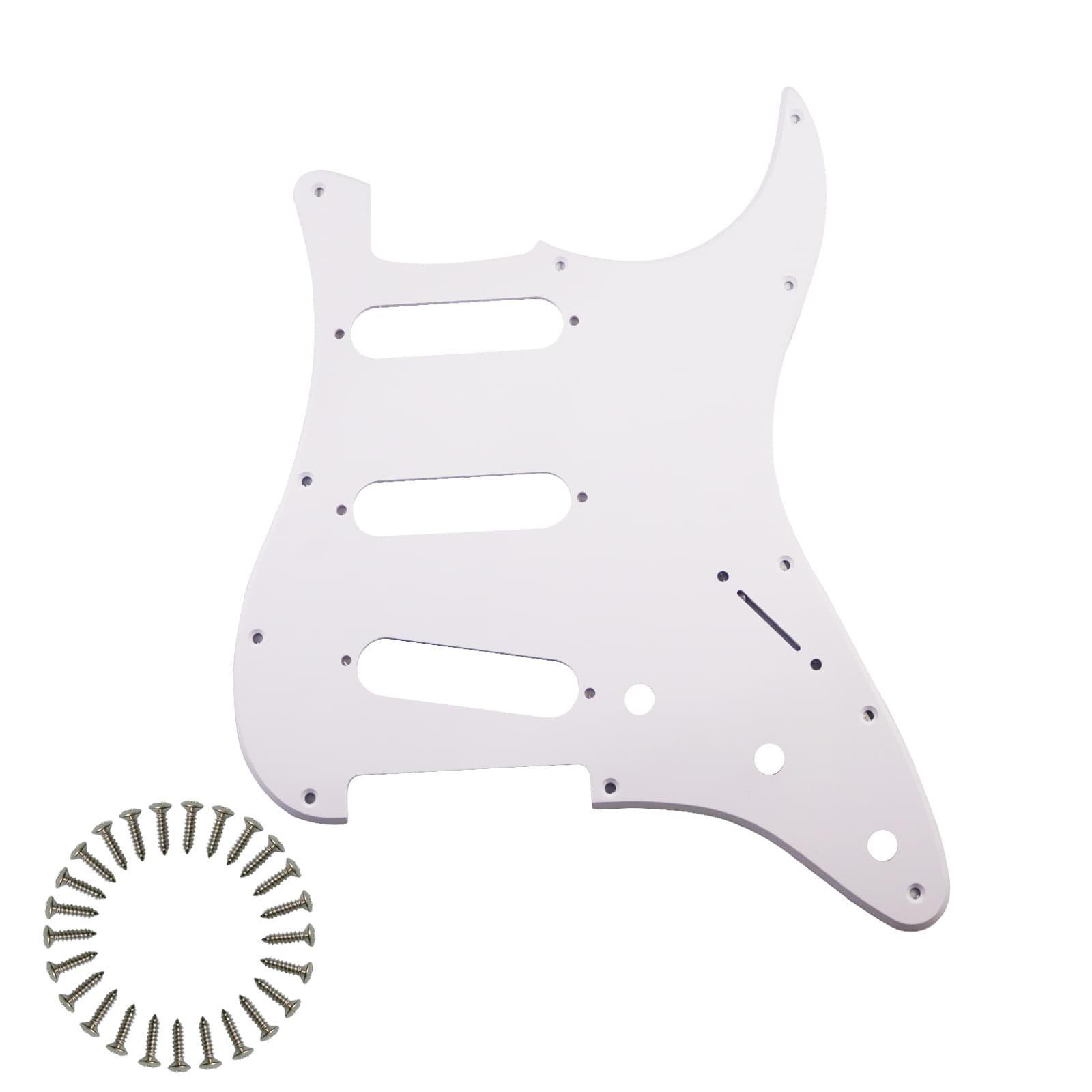 INTAI 11-Hole Vintage ST Pickguard SSS Single Coil Pickup Guitar Scratch Plate Fender Style ST
