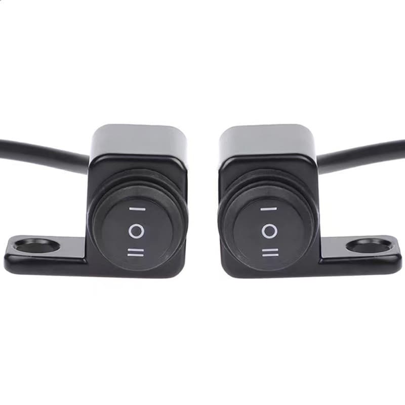 Motorcycle Light Switch Ignition Kill Switch Headlight Switch High Low Beam Switch Rearview Mirror Seat Installation Accessories