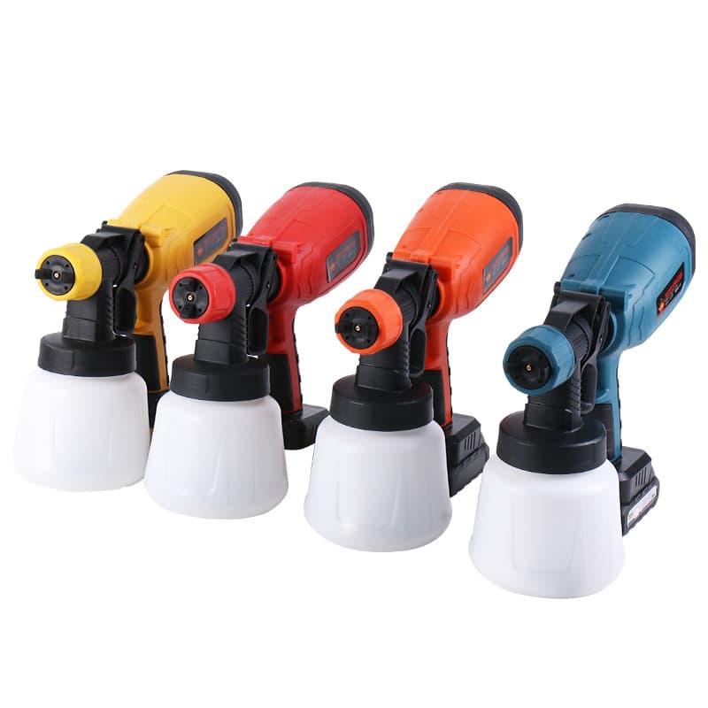 New Cross-Border Lithium Battery Spray Gun Electric High-Pressure Portable Latex Paint Spray Gun Electric Paint Sprayer Wholesale