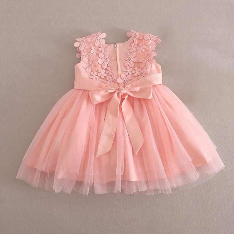Spring and Autumn Girl Flower Girl One-year-old Dress Skirt Children's Birthday Full Moon Style Soft Gauze Princess Dress Baby Evening Fashion