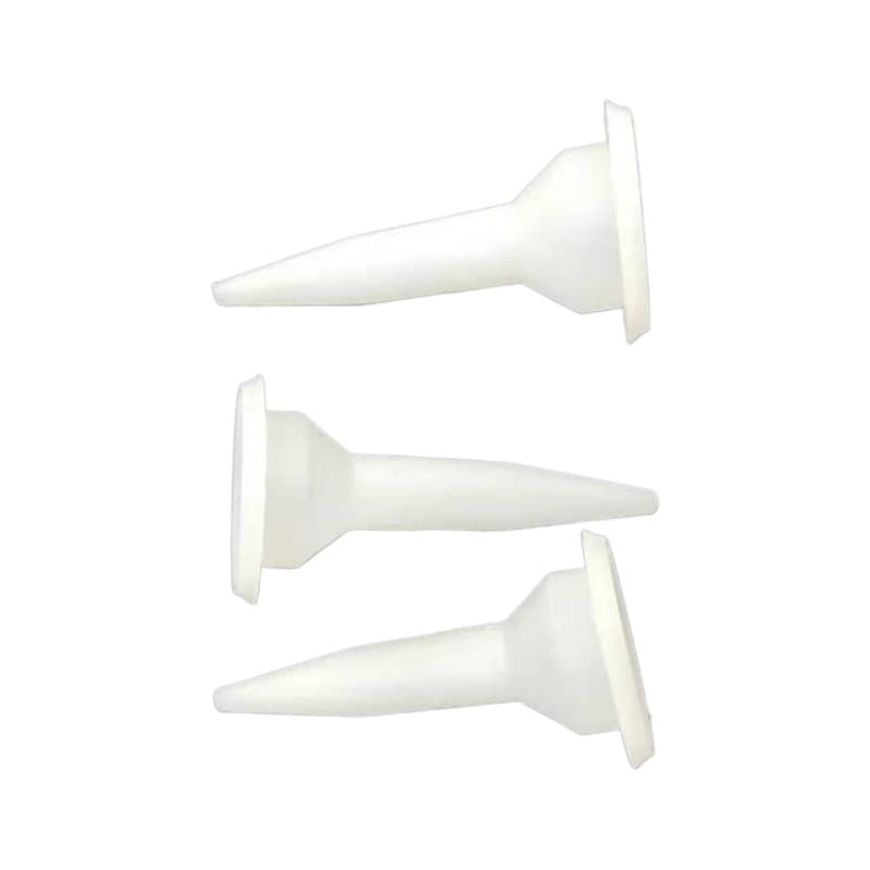 Glass Sealant Nozzle, Structural Adhesive Nozzle, Manual Caulking Gun Accessory, Universal Applicator Tip, PVC Plastic Nozzle for Household Use