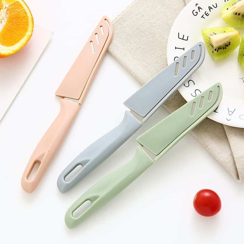 Kitchen fruit knife, stainless steel fruit and vegetable peeler, portable apple peeler, Nordic style, sharp.