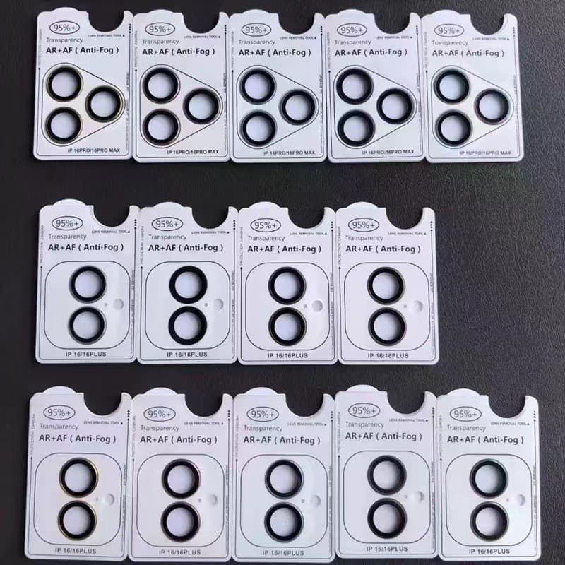 Compatible with iPhone 16 Original Lens Film with Alignment Tool for iPhone 17, 14 Camera AR Anti-Reflection Lens Protection