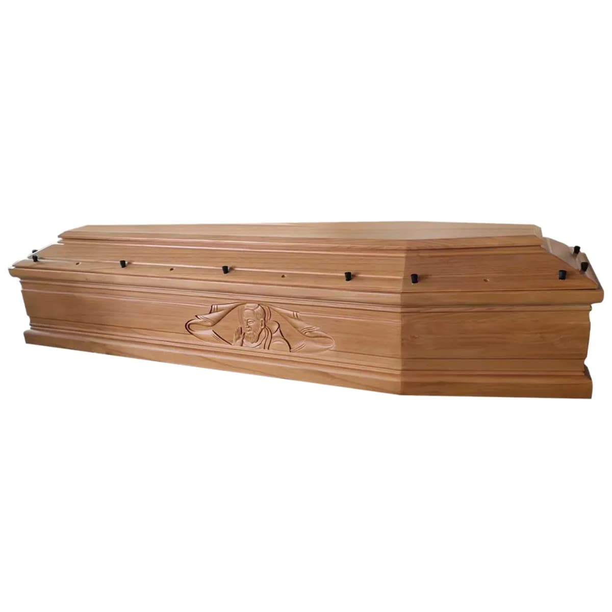 Solid wood cremation supplies, coffins, paulownia wood, European-style coffins, funeral supplies, coffins, American-style coffins wholesale.