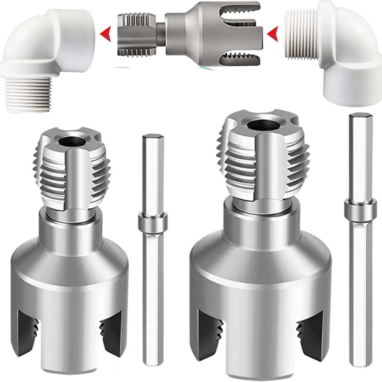Water Pipe Threading Tool New Style 1/2 3/4 PPR Water Pipe Internal and External Thread Integrated Threading Tool, Internal Hole Thread Tapping Sleeve Threader
