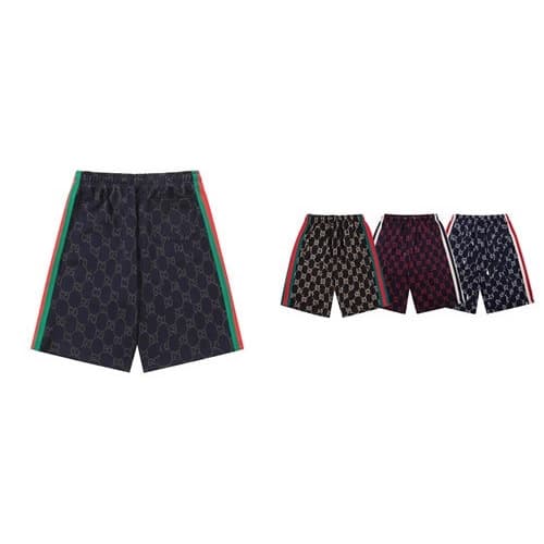 Cross-border 25ss Stylish shorts Luxury full-print shorts Classic fashion trendy loose casual shorts