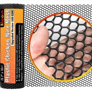 Cross-border Amazon Hexagonal Plastic Mesh Fence Netting, Plastic Chicken Wire Mesh, Poultry Fence, Garden Flower Net