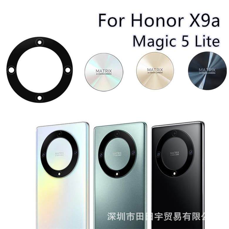 Suitable for Glory X9A Rear Camera Glass Lens Lens Cover Magic5 Lite Mobile Phone Camera Mirror