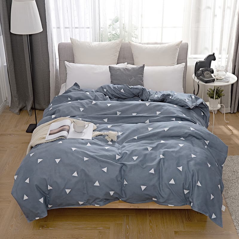 Bedding quilt cover dormitory student quilt single double 1.5/1.8/2.0 bed brushed quilt cover single piece