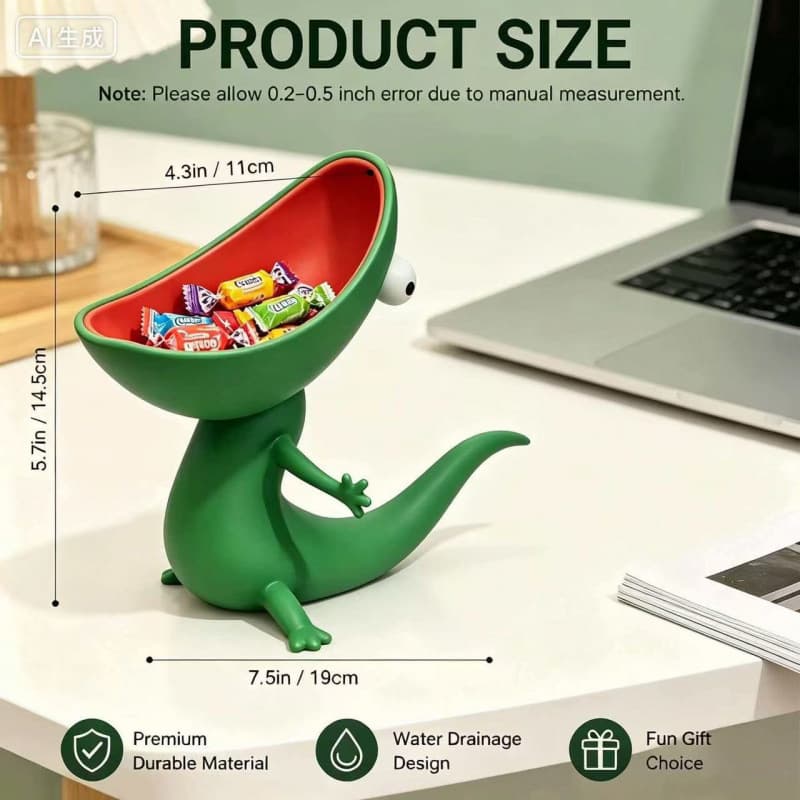 Cross-border new product Lizard Soap Holder lizard mouth soap box decoration 3D printing handicraft pendant
