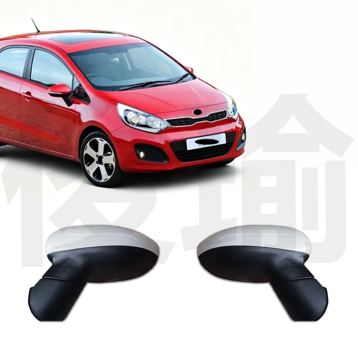 2011 Rio RIO Rearview Mirror 876101W000L 876201W000R