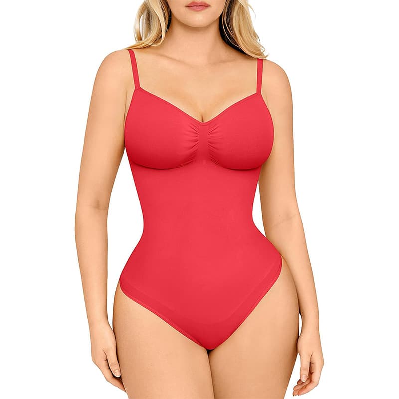 Amazon Cross-border Europe and America T-back Shapewear Open Crotch Seamless Waist Tummy Control Hip Lift Bodysuit