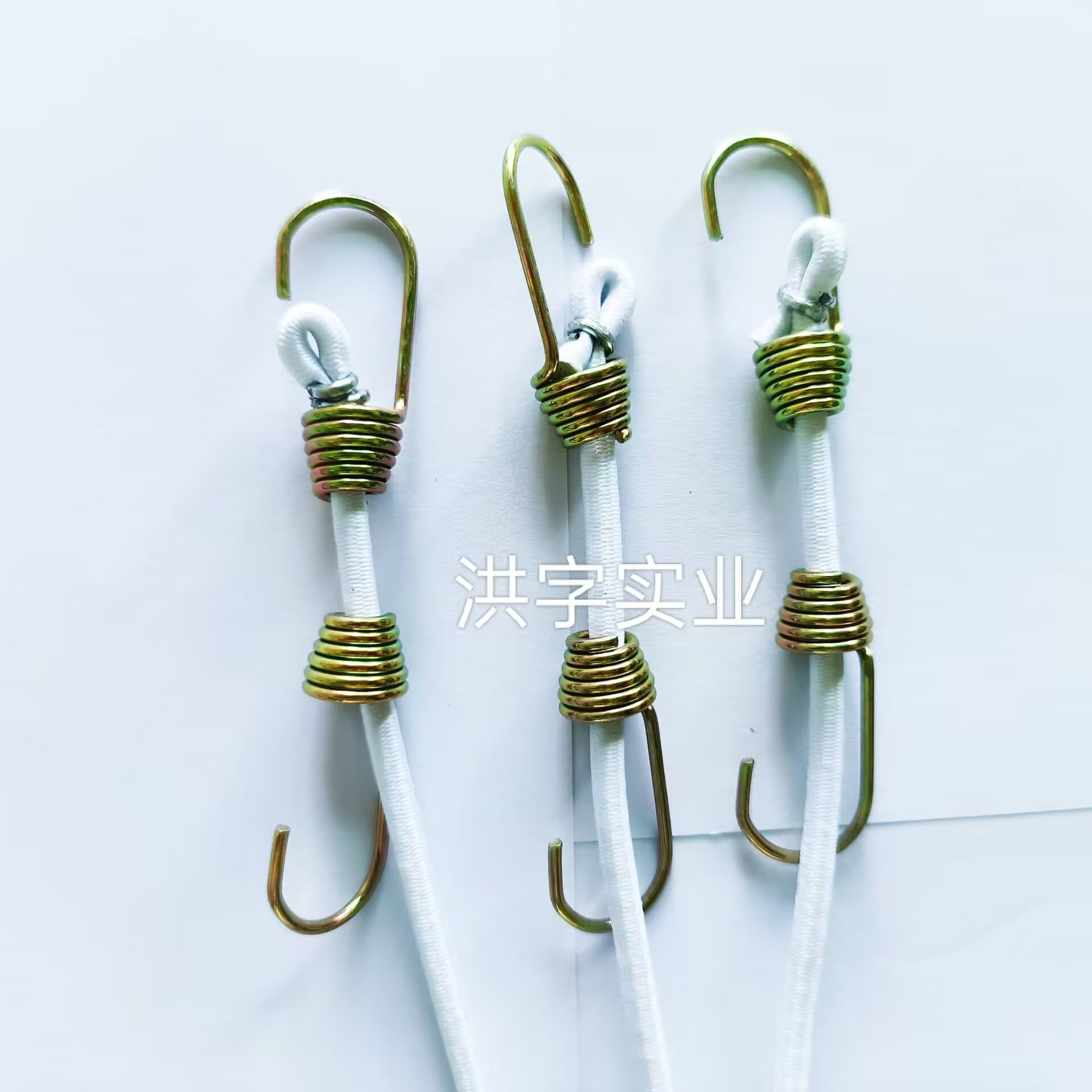 Bulk Discount 4M Latex Mini Cord Luggage Cord Bundling Elastic Strap Fixing Elastic Rope Socket Fixing Small Hook