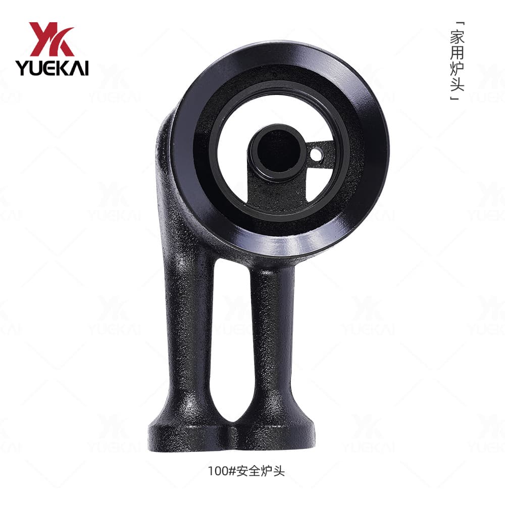 Yuekai tabletop gas stove burner head and accessories, 100# cast iron stove with protective device, gas stove head.