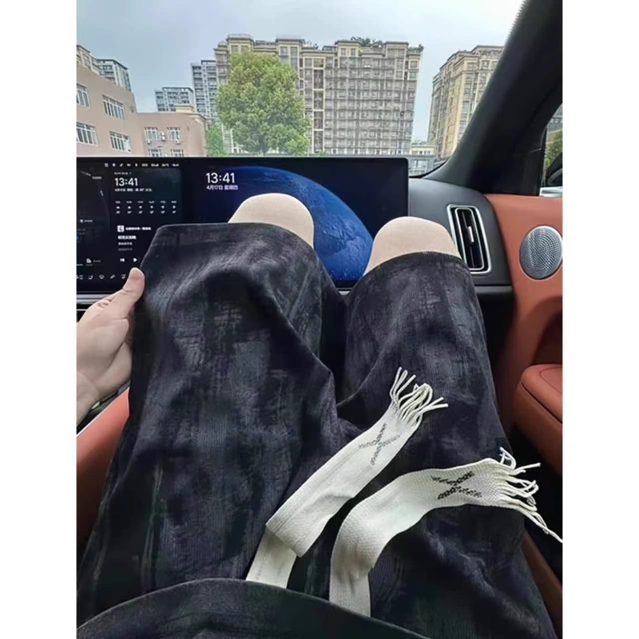 American Tie-Dye Shorts for Men Summer 2025 New Style High Street Ins Versatile Loose Trendy Casual Sports Five-Point Pants