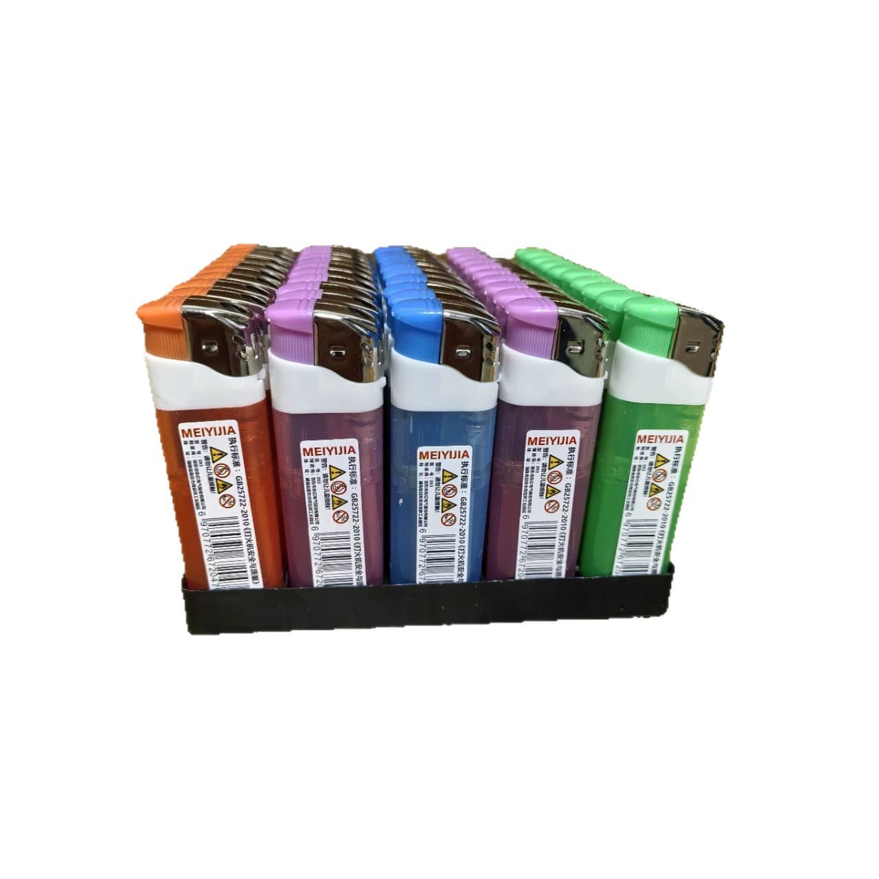 Lighter Manufacturer 308 Export Version Refillable Electronic Open Flame Lighter with Thickened Plastic Body