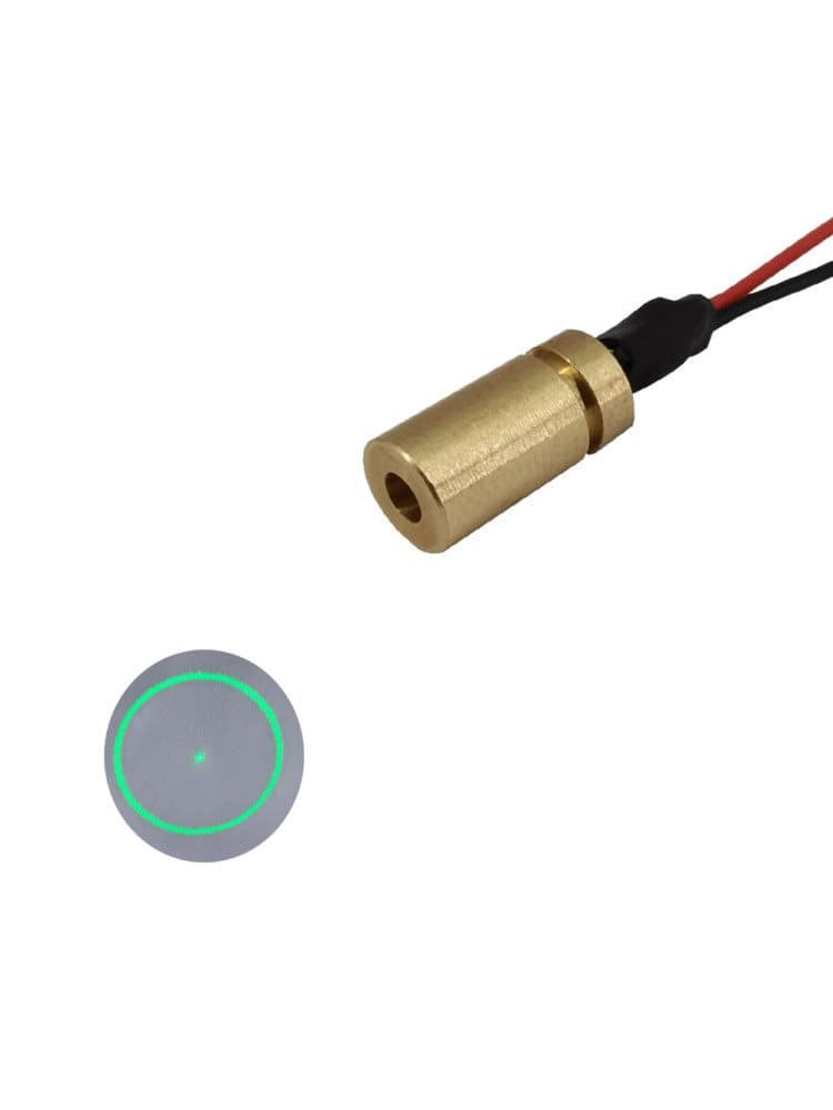 Green Laser Grating Sheet Positioning Laser Circle Pattern Laser Module DOE Diffractive Optical Sheet Laser Marking