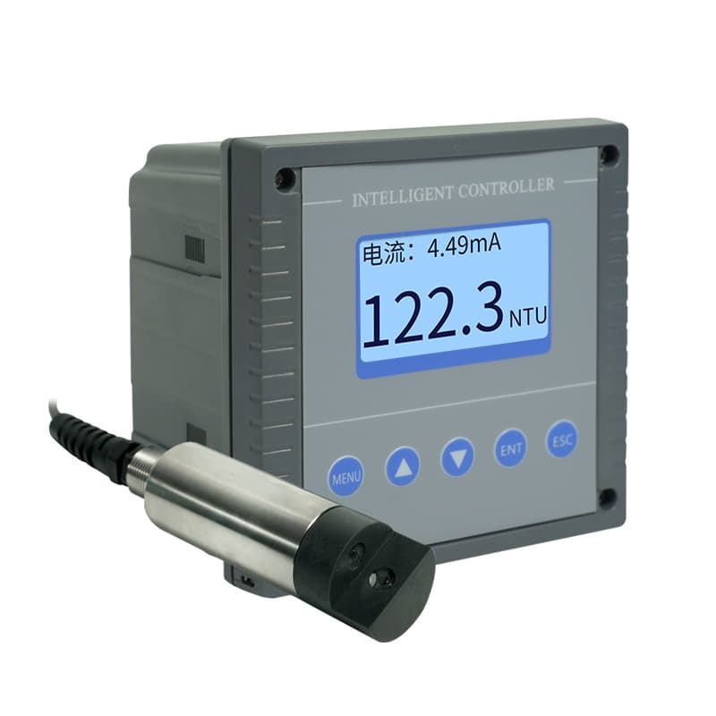 Industrial Online Turbidity Meter Swimming Pool Wastewater Suspended Solids Concentration Tester Pulp Turbidity Analyzer Controller