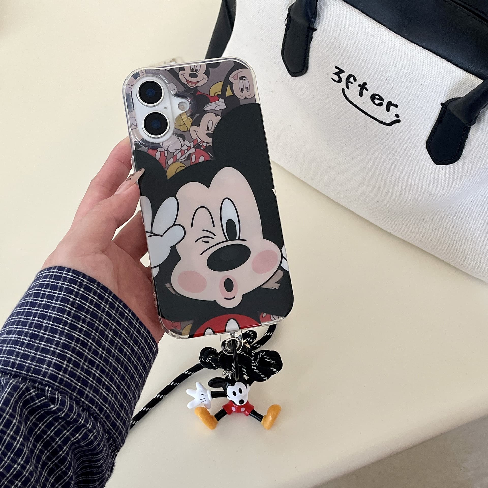 Cute cartoon mouse suitable for Apple 16promax new iPhone14/15pro internet celebrity 13/16p girls