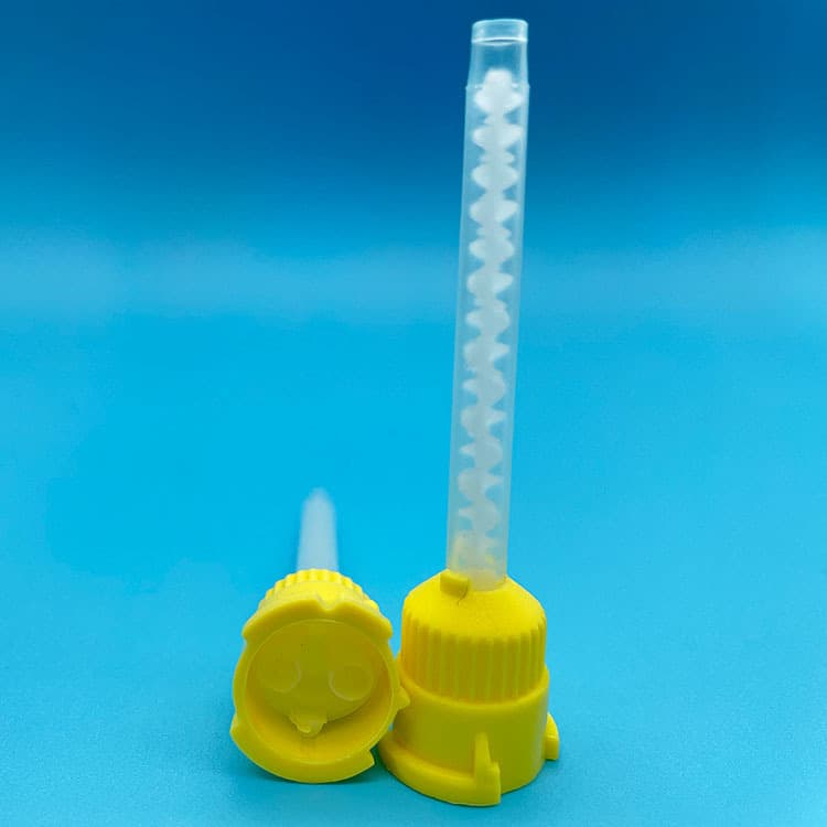 Disposable Silicone Dental Mixing Head For Intraoral Injection Mixed Tube Impression Material Mixing Single Use Oral Care Set
