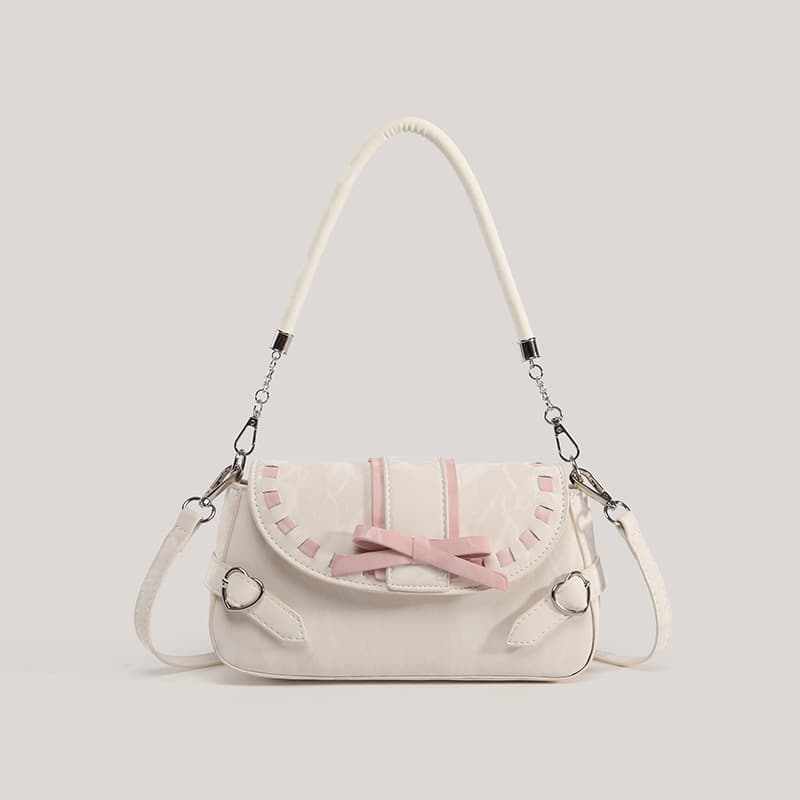 Niche Design Summer Trendy Biker Underarm Bag for Women 2025 New Pink Shoulder Crossbody Bag