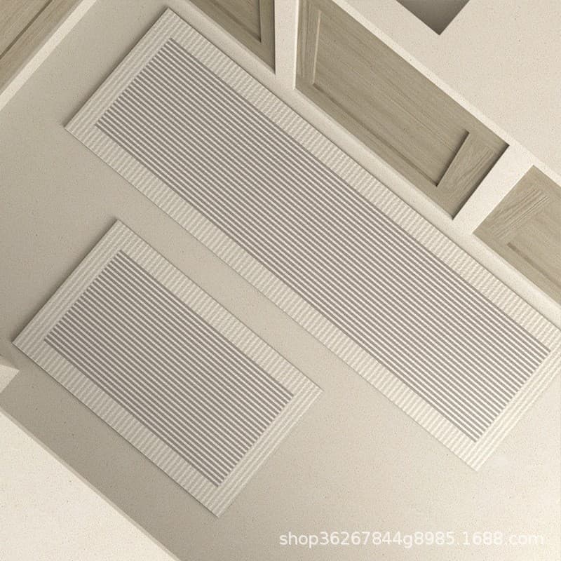 Cream Style Simple Diatom Mud Carpet Kitchen Mat Water Absorbent Non-Slip Foot Mat Quick-Drying Sludge-Resistant Bathroom Door Mat Foot Mat